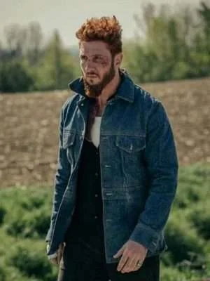 Alternative view of American Gods Mad Sweeney Denim Jacket