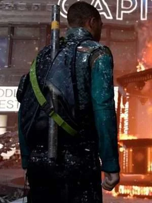 Alternative view of Detroit Become Human PS4 Markus Green Jacket