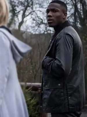 Alternative view of Doctor Who Ryan Sinclair Grey Jacket