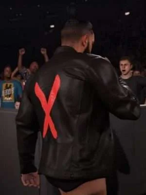 Alternative view of WWE 2K22 Finn Bálor Leather Jacket