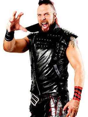 WWE Lance Archer Black Studded Vest