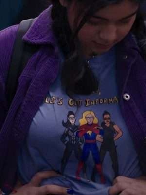 Alternative view of Ms. Marvel 2022 Kamala Khan Purple Jacket