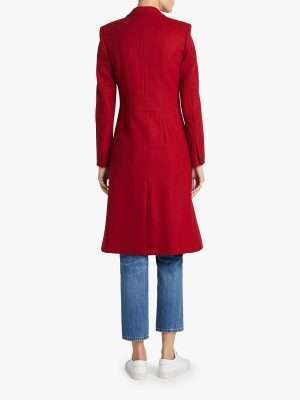 Alternative view of Michelle Pfeiffer French Exit Red Trench Coat