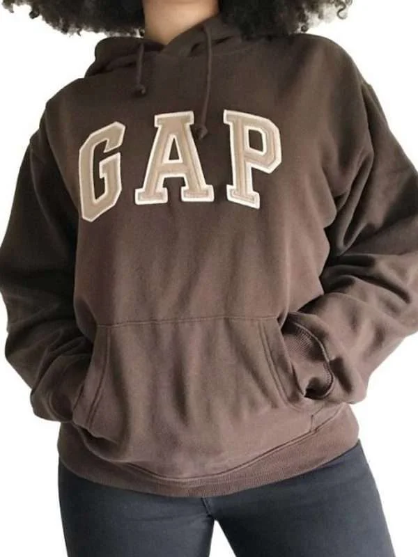 Brown Gap Hoodie - Image 2