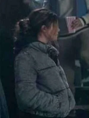 Alternative view of Superman and Lois Season 2 Sarah Cushing Puffer Jacket