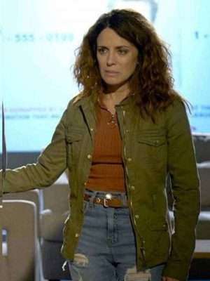 Filthy Rich Alanna Ubach Green Jacket