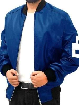 Alternative view of 8 Ball Bomber Blue Jacket