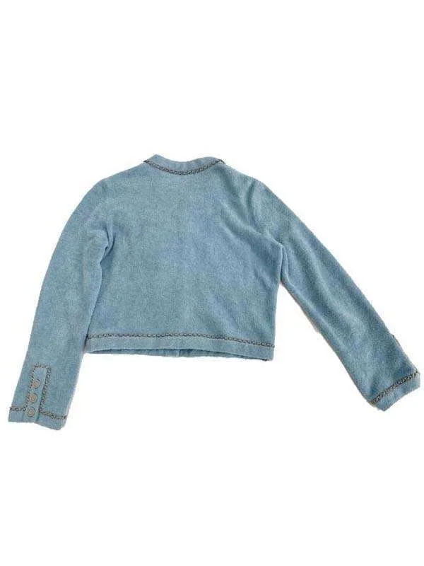 Emily In Paris Emily Cooper Blue Cardigan - Image 2