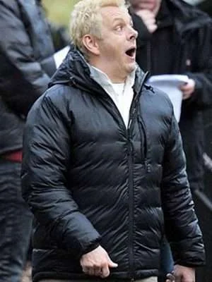 Alternative view of Good Omens Aziraphale Puffer Jacket