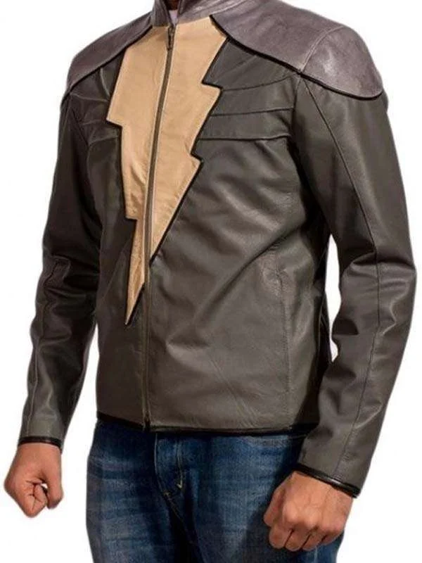 Black Adam Leather Jacket - Image 3