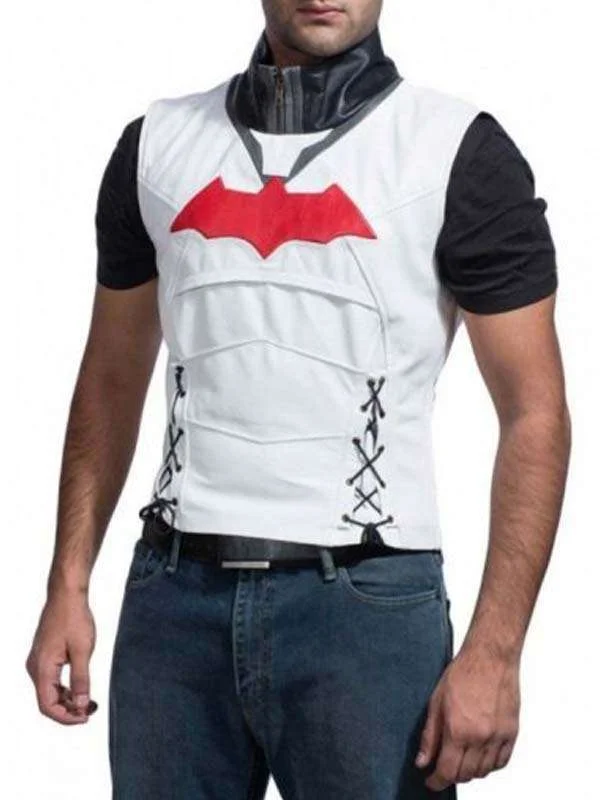Batman Arkham Red Hood Leather Jacket - Image 3