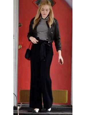 Inventing Anna 2022 Julia Garner Leather Jacket