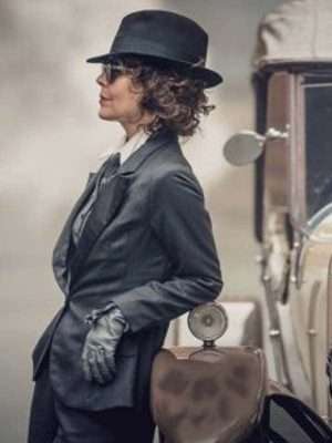 Alternative view of Peaky Blinders S06 Aunt Polly Grey Blazer
