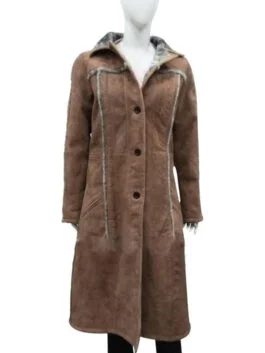 Yellowstone S02 Beth Dutton Brown Coat