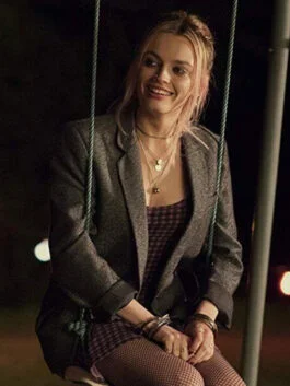 Sex Education 2 Maeve Wiley Grey Blazer