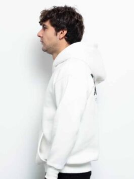 New Fashion White Hoodie With Rose