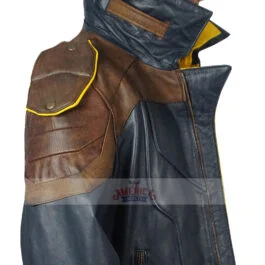 Mens Zane Borderlands Leather Green Jacket