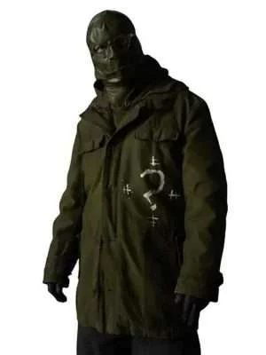 Alternative view of Batman 2022 The Riddler Green Jacket
