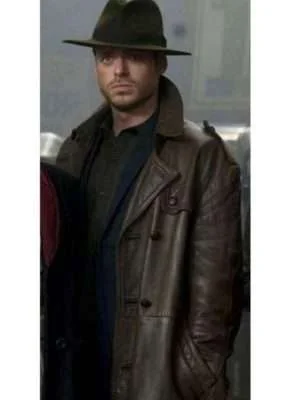 Eternals Ikaris Brown Leather Coat
