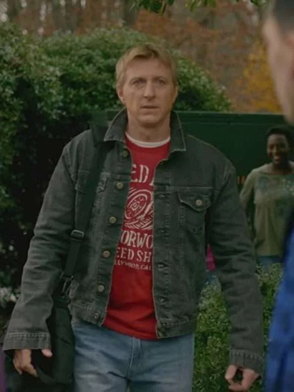 Cobra Kai Johnny Lawrence Black Denim Jacket - Image 3