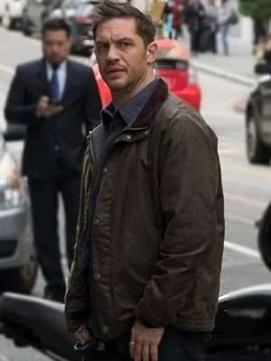Venom Tom Hardy Brown Cotton Jacket