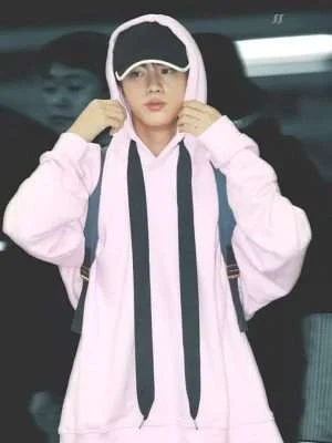 BTS Jinn Pink Hoodie