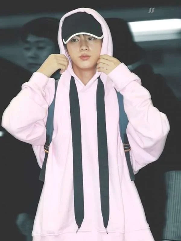 BTS Jinn Pink Hoodie