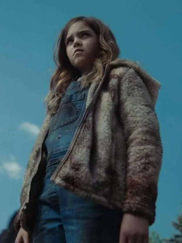 Firestarter 2022 – Charlie McGee Shearling Jacket - Image 3