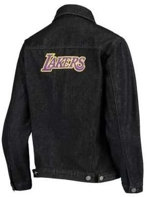 Alternative view of Los Angeles Lakers Denim Jacket