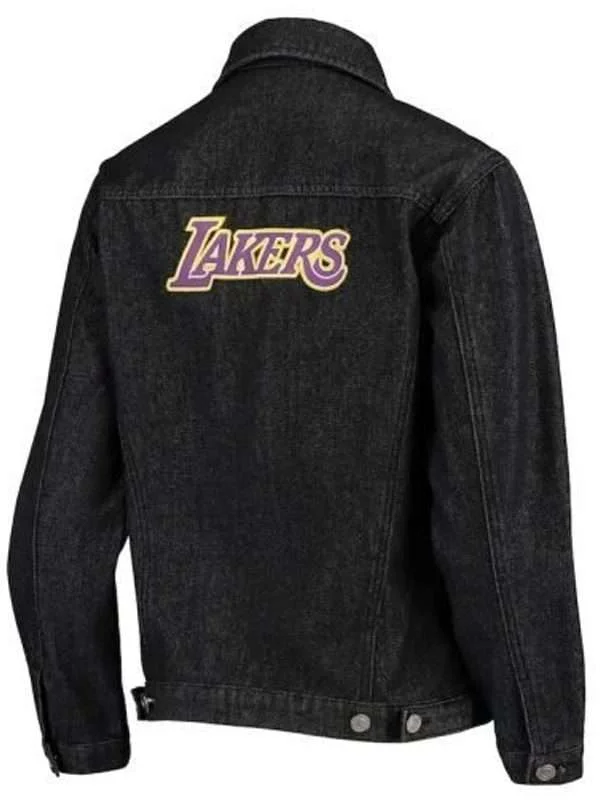 Los Angeles Lakers Denim Jacket - Image 2