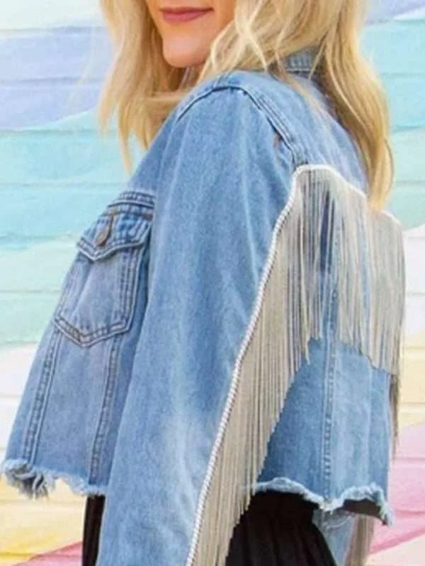 Hustlers Constance Wu Cropped Jacket - Image 2