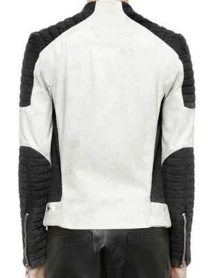 Alternative view of The Voice Nick Jonas Motorcycle Leather Jacket