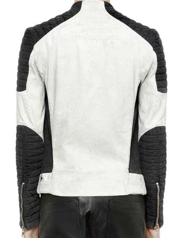 The Voice Nick Jonas Motorcycle Leather Jacket - Image 2