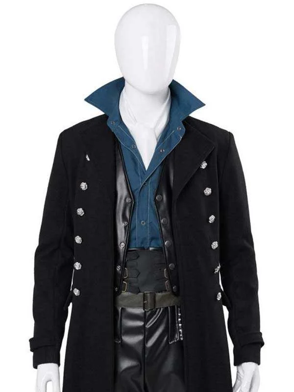 Fantastic Beasts Gellert Grindelwald Black Coat - Image 3
