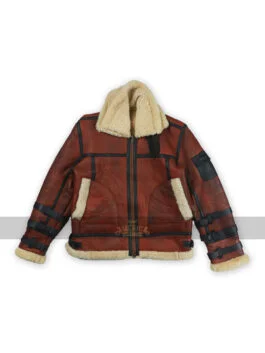 B6 Aviator Sheepskin Waxed Jacket