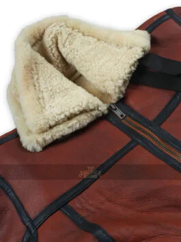 B6 Aviator Sheepskin Waxed Jacket