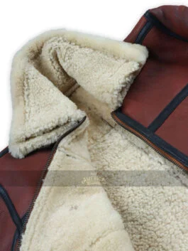 B6 Aviator Sheepskin Waxed Jacket