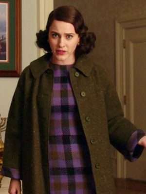 The Marvelous Rachel Brosnahan Black Coat