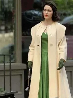 The Marvelous Mrs. Maisel Miriam Maisel Beige Wool Coat