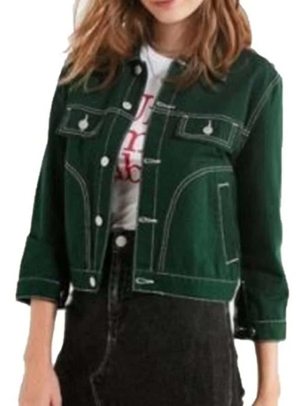 9-1-1 May Grant Green Jacket