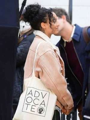 Alternative view of Gossip Girl 2021 Zoya Lott Sherpa Jacket