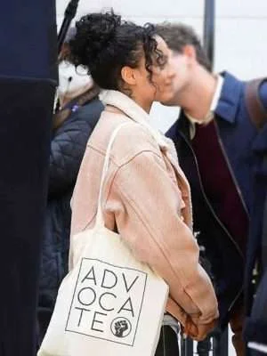 Alternative view of Gossip Girl 2021 Zoya Lott Sherpa Jacket