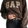 Brown Gap Hoodie