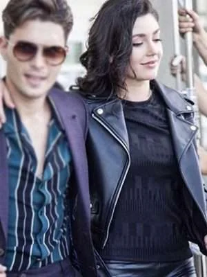 Alternative view of Follow Me Viktoria Leather Jacket