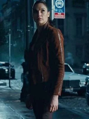 Wonder Woman JL Brown Jacket