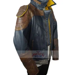 Mens Zane Borderlands Leather Green Jacket