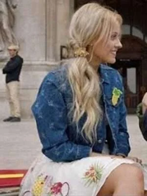 Alternative view of Find Me In Paris Lena Grisky Denim Jacket