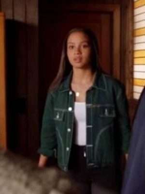 Alternative view of 9-1-1 May Grant Green Jacket