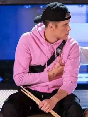 Alex Mercer Julie and the Phan­toms Pink Hoodie