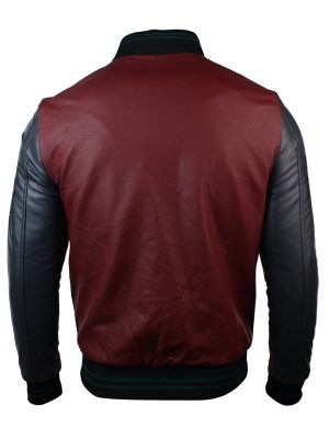 Alternative view of Men's Rounded Collar Casual Baseball Slim Fit Jacket